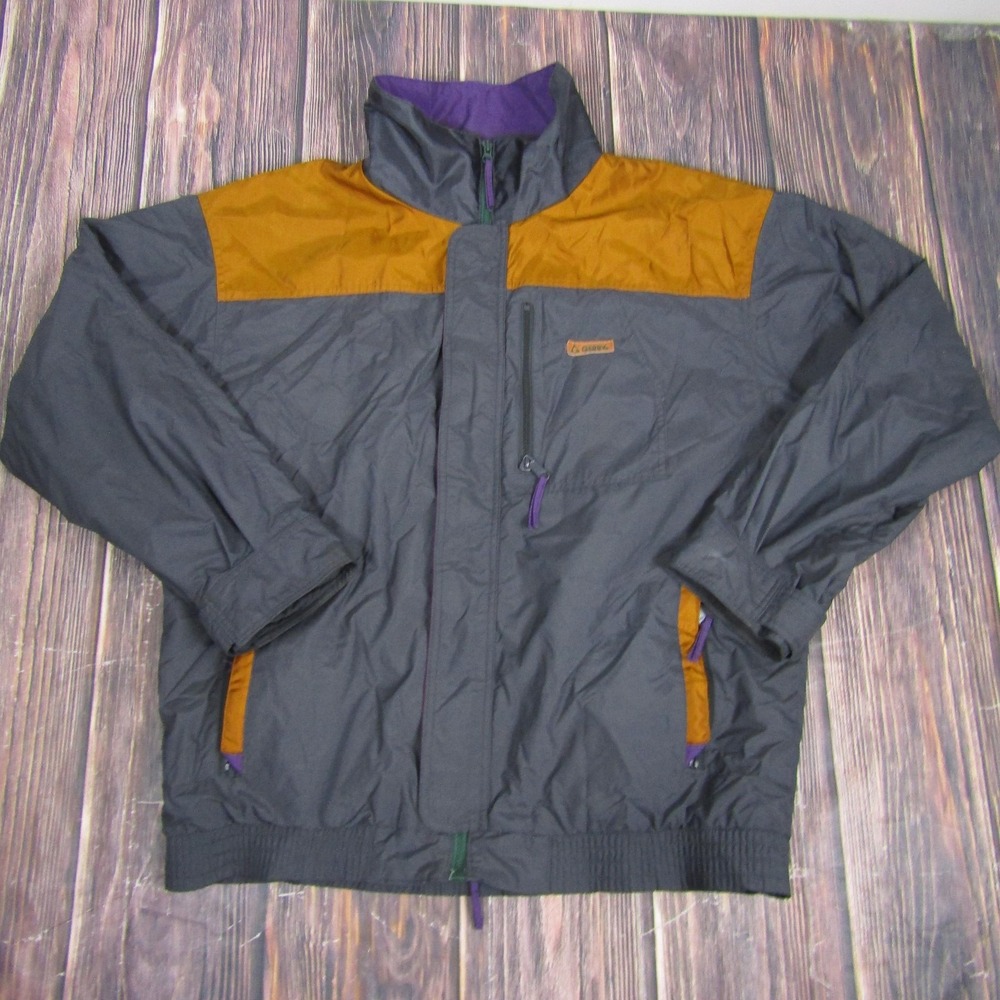Vintage Gerry Jacket Mens Large Springfield Otter Nylon Windbreaker 90s‎